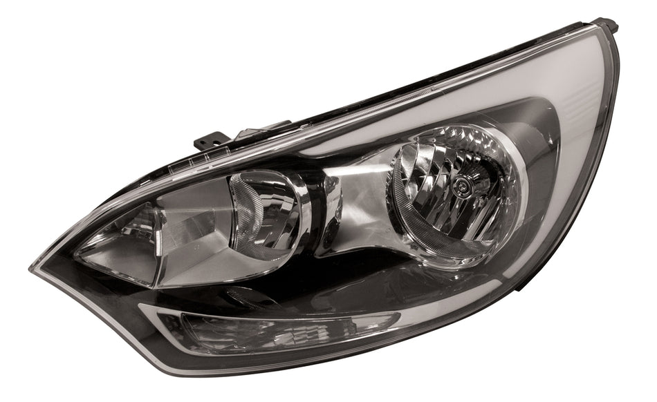 Proiettore Sinistro H1+h7-Elettrico-Senza Motore-Nero-7 Pins Per Kia Rio (KI4264904)