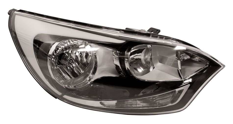 Proiettore Destro H1+h7-Elettrico-Con Motore-Nero-7 Pins Per Kia Rio (KI4264913)