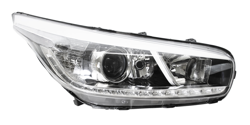Proiettore Destro H7+h7+h7-Elettrico-Con Motore-Con Luce Diurna-Nero-Led Per Kia Cee'd (KI4344923)