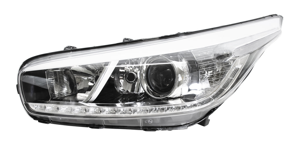 Proiettore Sinistro H7+h7+h7-Elettrico-Con Motore-Con Luce Diurna-Nero-Led Per Kia Cee'd (KI4344924)