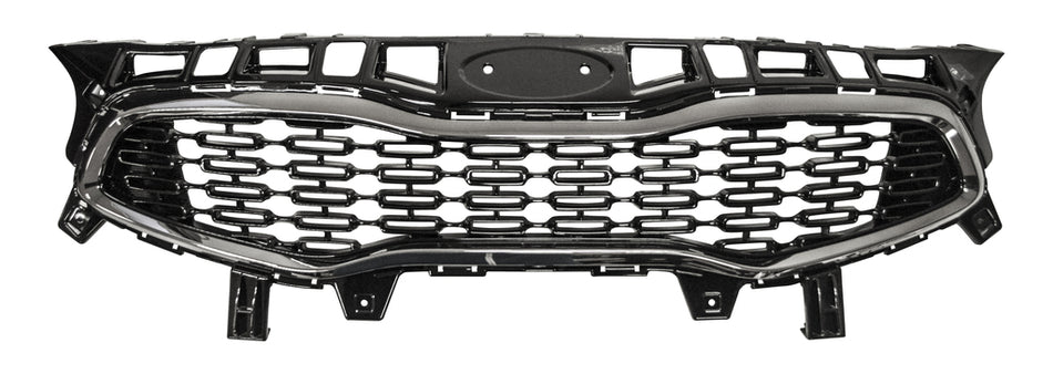 Griglia Radiatore-Nera-Lucida-Con Cornice Cromata Per Kia Cee'd (KI4362001)