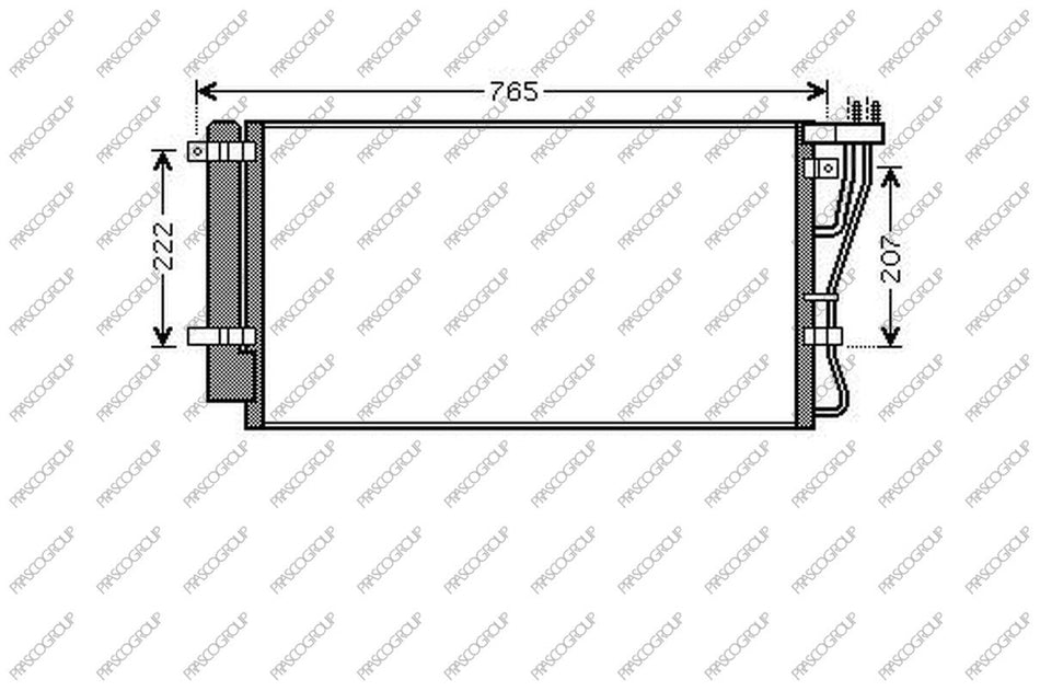 Condensatore Per Kia Carens (KI732C002)