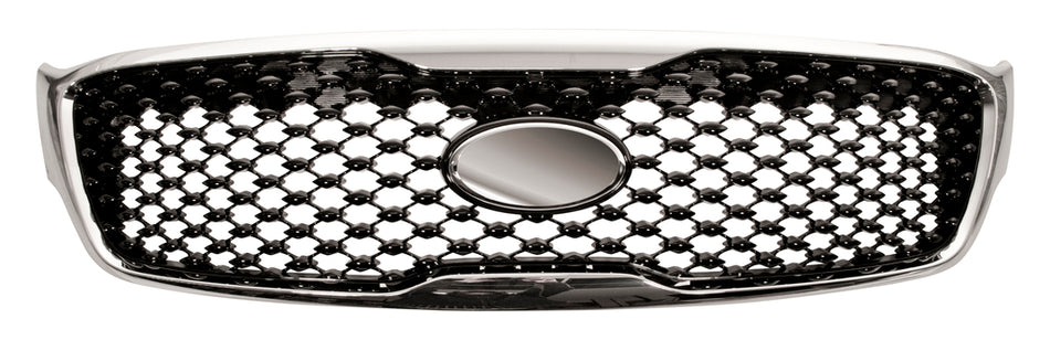 Griglia Radiatore-Nera-Lucida-Con Cornice Cromata Per Kia Sorento (um) (KI8182001OE)
