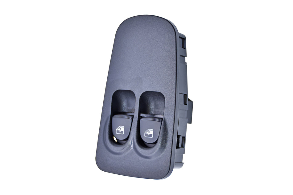 Pulsantiera Alzacristallo Porta Anteriore Sinistra-Nera-2 Interruttori-Senza Funzione Regolazione Retrovisori-10 Pins Per Lancia Ypsilon (LA002WS14)