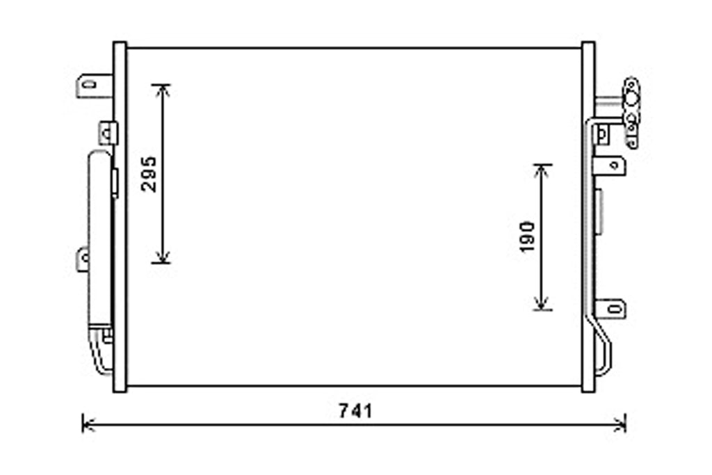 Condensatore Per Land Rover Discovery Iv (lr4) (LR032C001)