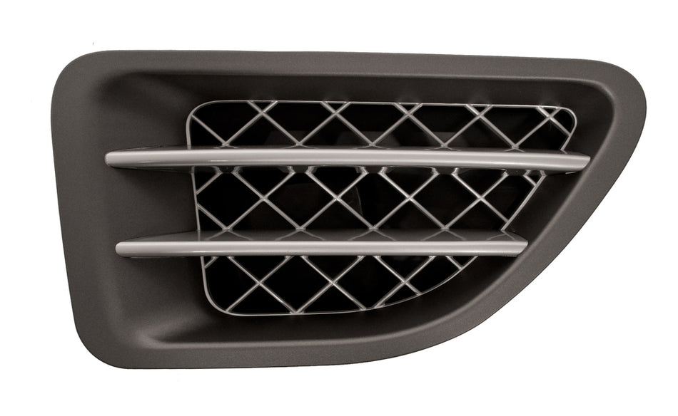 Griglia Parafango Anteriore Destro-Grigio Scuro-Argento Mod. Supercharged Per Land Rover Range Rover - Sport - L320 (LR8001403)