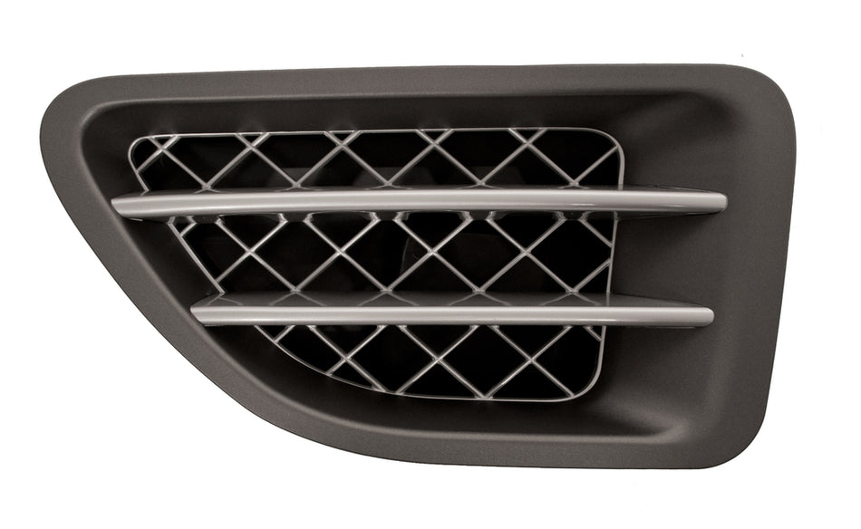 Griglia Parafango Anteriore Sinistro-Grigio Scuro-Argento Mod. Supercharged Per Land Rover Range Rover - Sport - L320 (LR8001404)