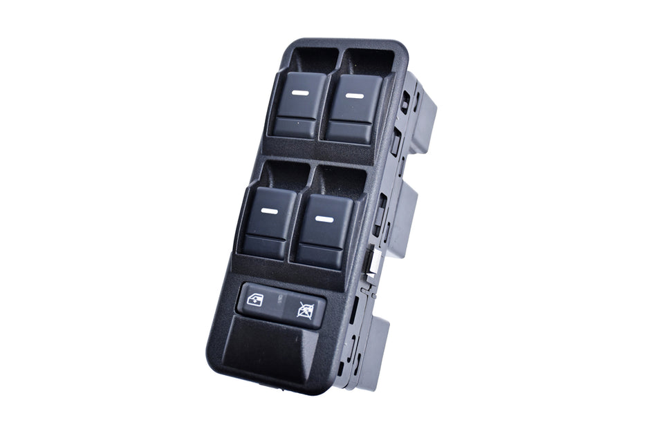Pulsantiera Alzacristallo Porta Anteriore Sinistra-Nera-4 Interruttori-Con Funzione Antipizzicamento-16 Pins Per Land Rover Range Rover - Sport - L320 (LR800WS14)