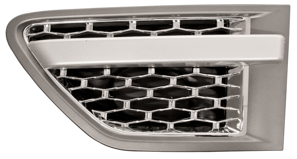 Griglia Parafango Anteriore Sinistro-Grigio Scuro-Cromata Mod. Autobiography Mod. Sport Per Land Rover Range Rover - Sport - L320 (LR8021404)