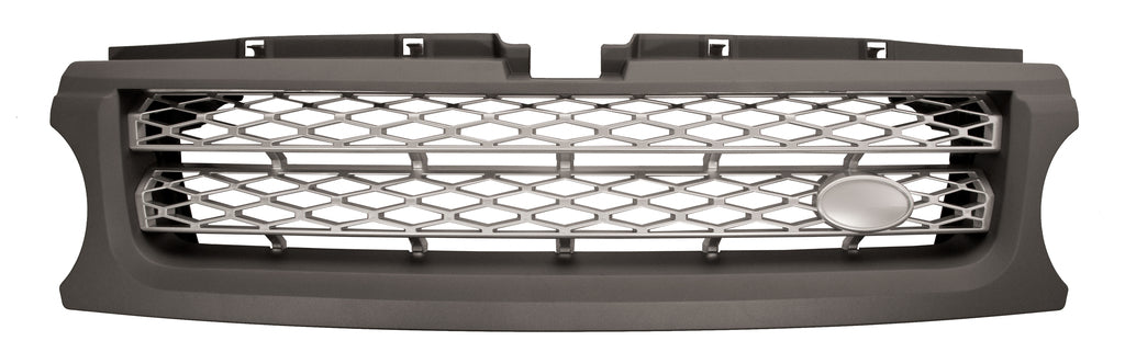 Griglia Radiatore-Grigia-Argento Mod. Supercharged Per Land Rover Range Rover - Sport - L320 (LR8022011)