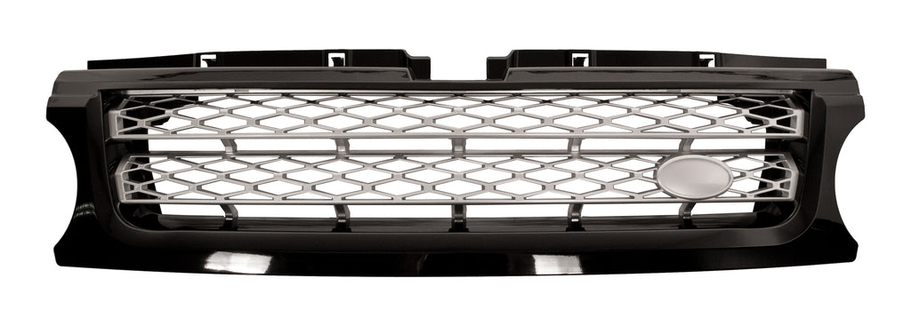 Griglia Radiatore-Verniciata-Argento-Nera Per Land Rover Range Rover - Sport - L320 (LR8022012)
