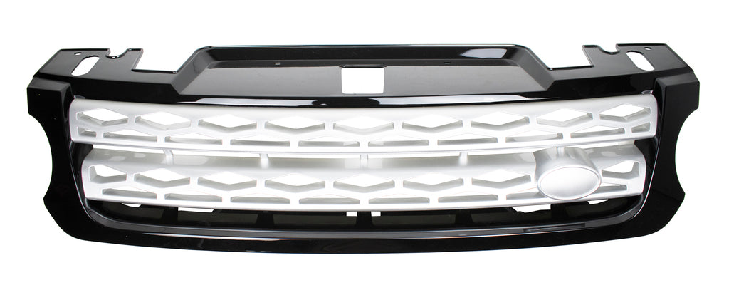 Griglia Radiatore-Nera-Lucida-Argento Per Land Rover Range Rover - Sport - L494 (LR8042001)