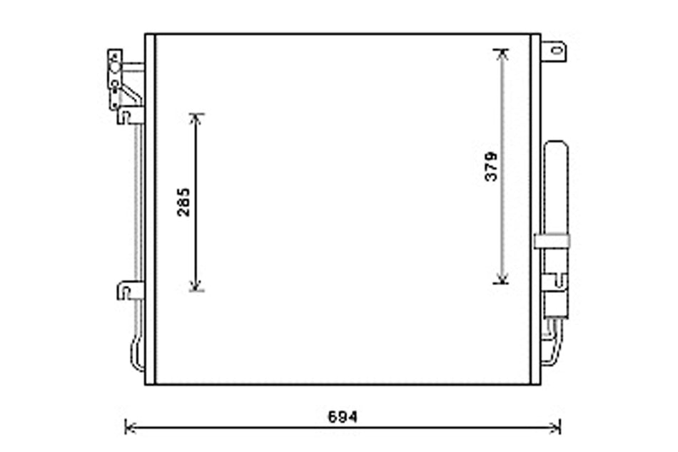 Condensatore Per Land Rover Range Rover - L322 (LR864C001)