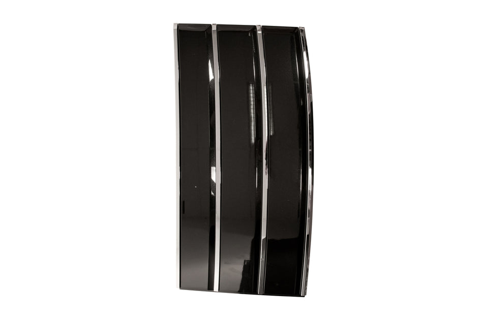 Modanatura Porta Anteriore Destra-Nera-Lucida-Cromata Mod. Autobiography Stealth Pack Per Land Rover Range Rover - L405 (LR8661433)