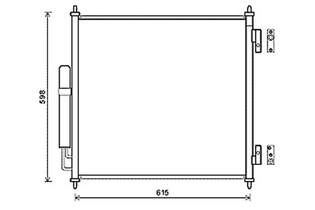 Condensatore Per Land Rover Range Rover - L405 (LR866C001)
