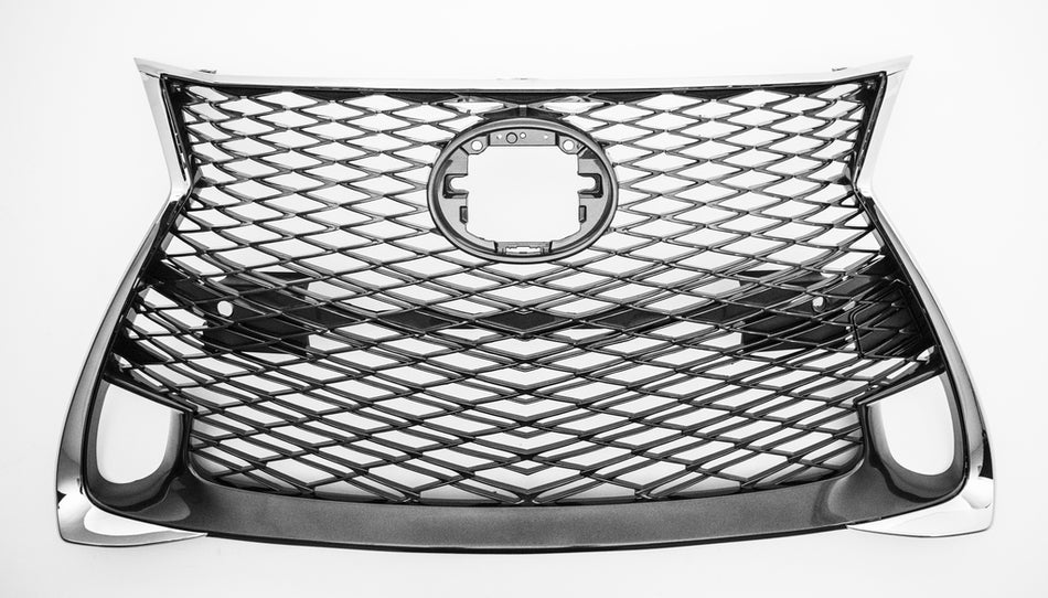 Griglia Radiatore-Nera-Con Modanatura Cromata-Con Fori Pdc Mod. F Mod. Sport Per Lexus Gs (l10) (LS4282031)