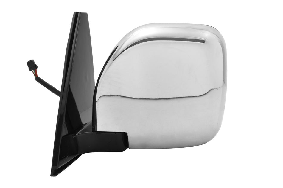 Retrovisore Sinistro-Elettrico-Nero-Termico-Chiudibile-Convesso-Con Calotta Cromata Per Mitsubishi Pajero (MB1597326)