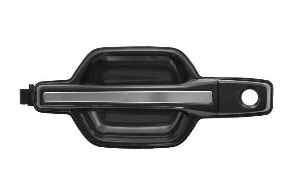 Maniglia Anteriore Sinistra-Esterna-Con Leva Cromata-Con Mostrina Nera-Con Foro Nottolino Per Mitsubishi Pajero (MB1598014)