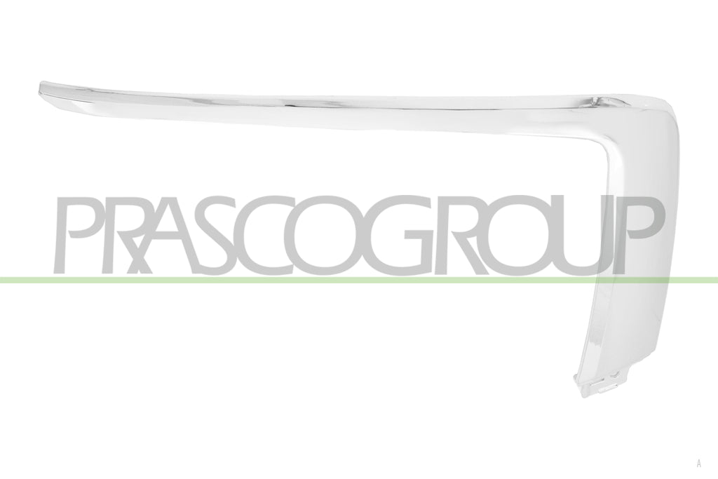 Modanatura Destra Paraurti Anteriore Superiore Cromata Per Mitsubishi Eclipse Cross dal 2018 al 2021 (MB7051223)