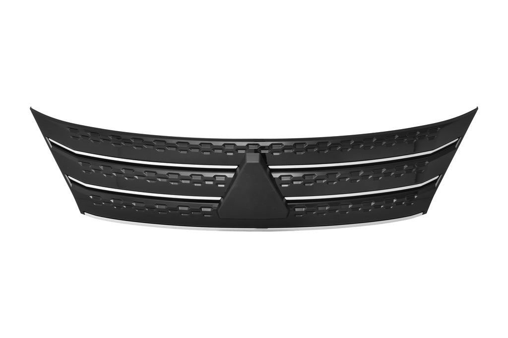 Griglia Radiatore-Nera-Con Modanature Cromate Orrizzontali Per Mitsubishi Outlander (gn) (MB7252011)