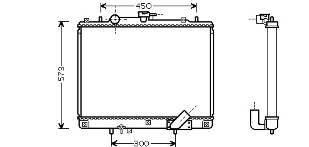 Radiatore Per Mitsubishi L200 - Strada (MB817R001)