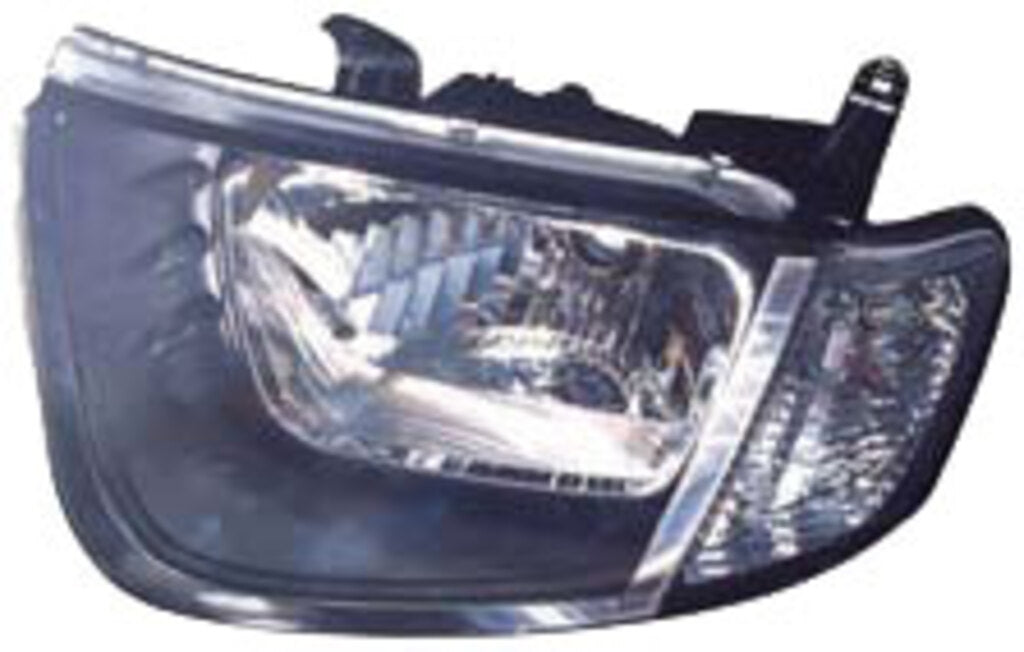 Proiettore Sinistro H4-Elettrico-Fanale Bianco-Cabina Singola Per Mitsubishi L200 - Strada (MB8214834)