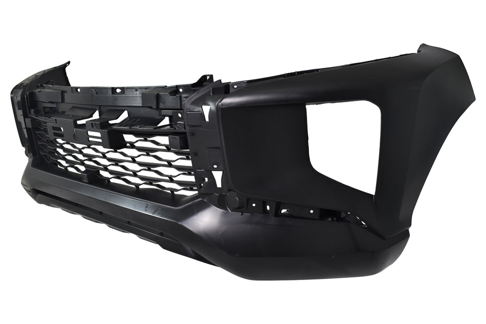 Paraurti Anteriore-Nero-Liscio Da Primerizzare-Con Griglia Centrale-Con Fori Modanature Per Mitsubishi L200 - Triton (MB8261001)