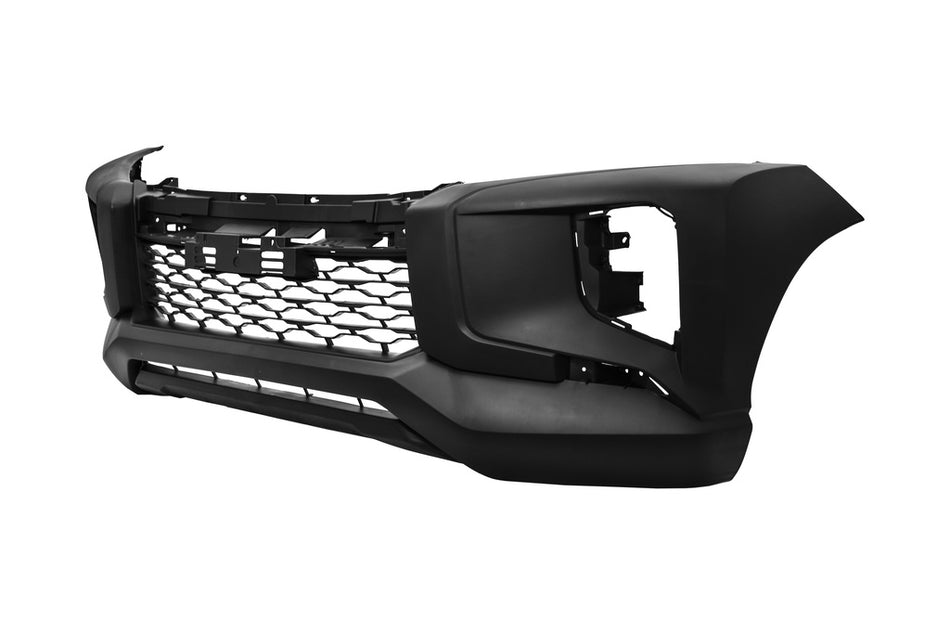 Paraurti Anteriore-Nero-Liscio Da Primerizzare-Con Griglia Centrale-Senza Fori Modanature Per Mitsubishi L200 - Triton (MB8261021)