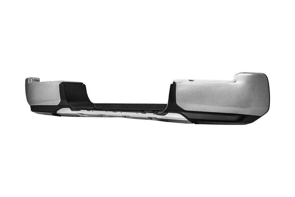 Paraurti Posteriore-Nero-Con Cantonali Verniciati Grigio-Lucido-Con Spoiler Verniciato Argento-Con Tracce Pdc Per Mitsubishi L200 - Triton (MB8261051)