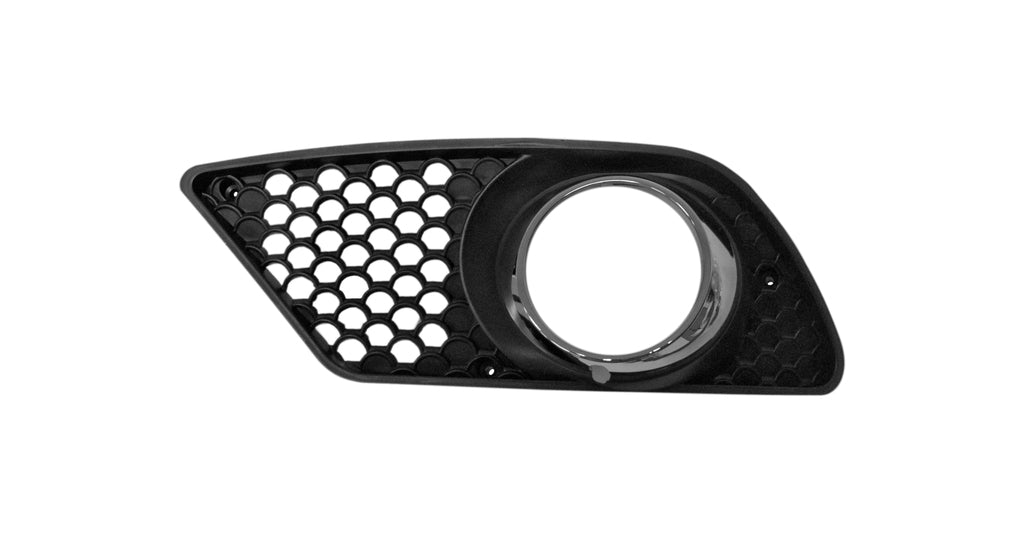 Griglia Sinistra Paraurti Anteriore-Nera-Con Sede Fendi-Con Cornice Cromata Per Mercedes C Class (w204/s204) (ME0292124)
