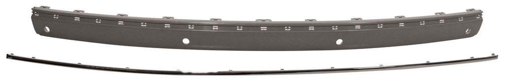 Modanatura Paraurti Posteriore-Centrale-Con Fori Profilo-Cromato-Con Fori Pdc+supporti-(2pezzi) Per Mercedes E Class (w210/s210) (ME0371256)