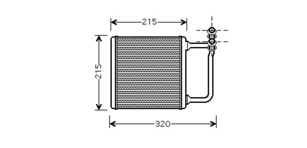 Riscaldatore Per Mercedes E Class (w211/s211) (ME039H001)