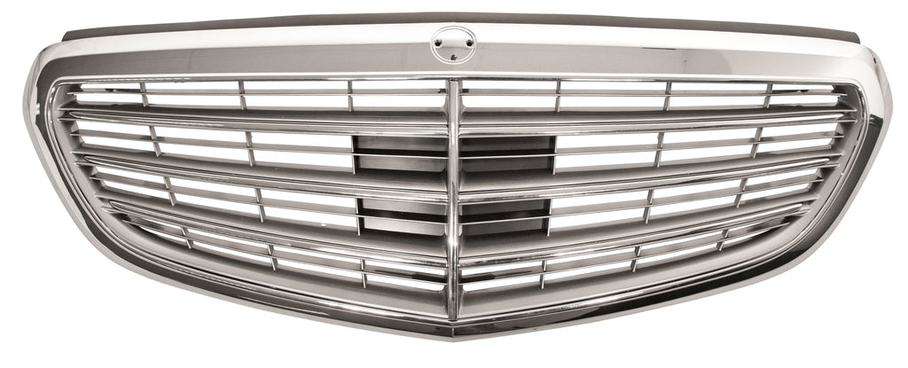 Griglia Radiatore-Verniciata-Argento-Con Modanatura Cromata Mod. Exclusive Per Mercedes E Class (w212/s212) (ME0452000)