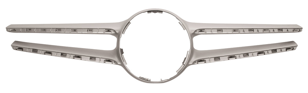 Modanatura Griglia-Argento-Con Foro Telecamera Mod. Avantgarde Per Mercedes E Class (w212/s212) (ME0452216)