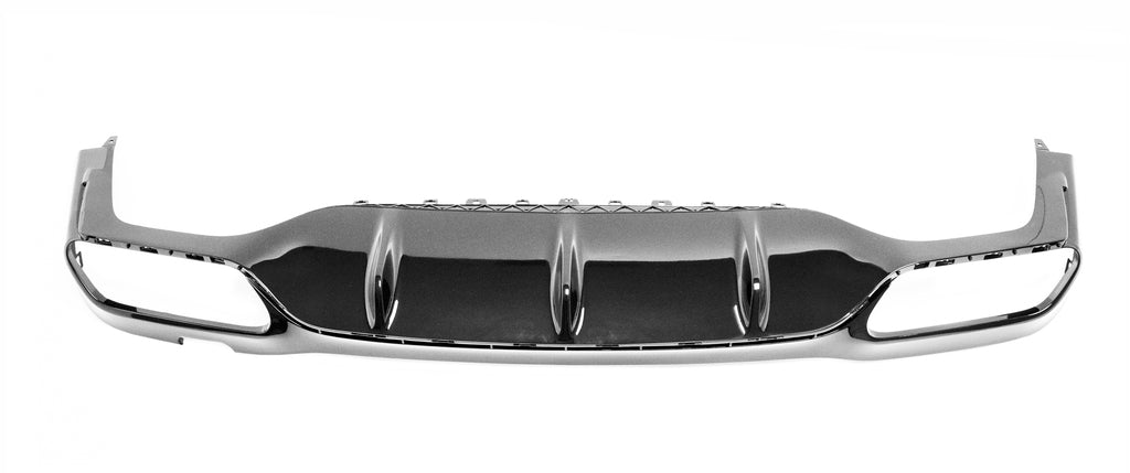 Spoiler Paraurti Posteriore-Nero-Lucido-Con Scarico Doppio A Destra E A Sinistra Mod. Amg Per Mercedes E Class (w213/s213) (ME0471881)