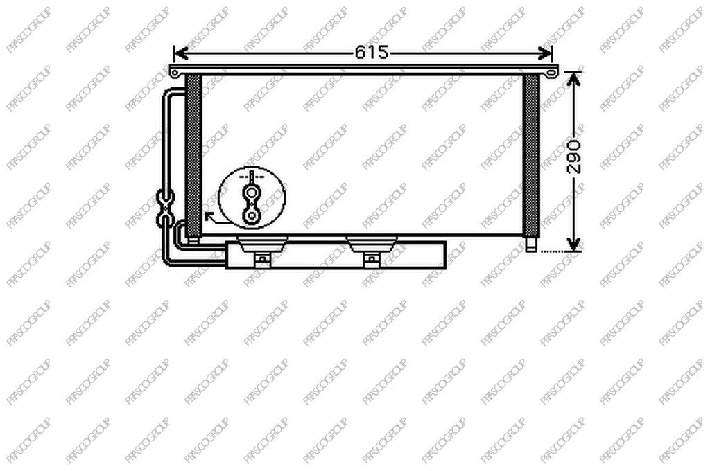 Condensatore Per Smart Roadster (ME300C001)