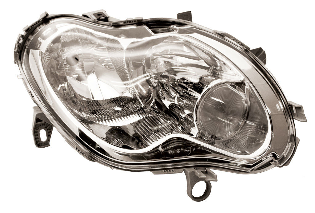 Proiettore Destro H1+h7-Elettrico Motore-(cabrio 99-07) Per Smart Fortwo (ME3044903)