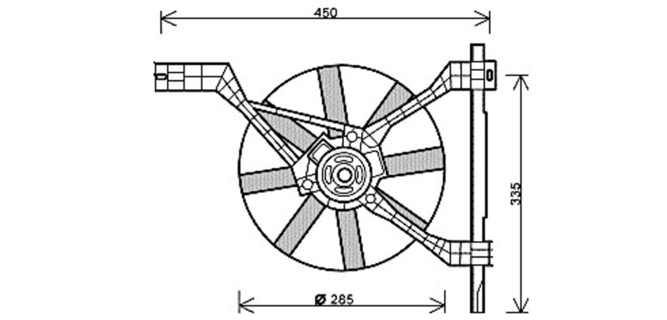 Ventola Per Smart Fortwo (ME304F003)