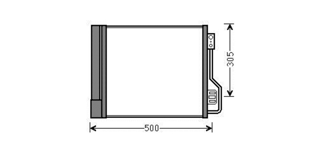 Condensatore Per Smart Fortwo (ME305C001)