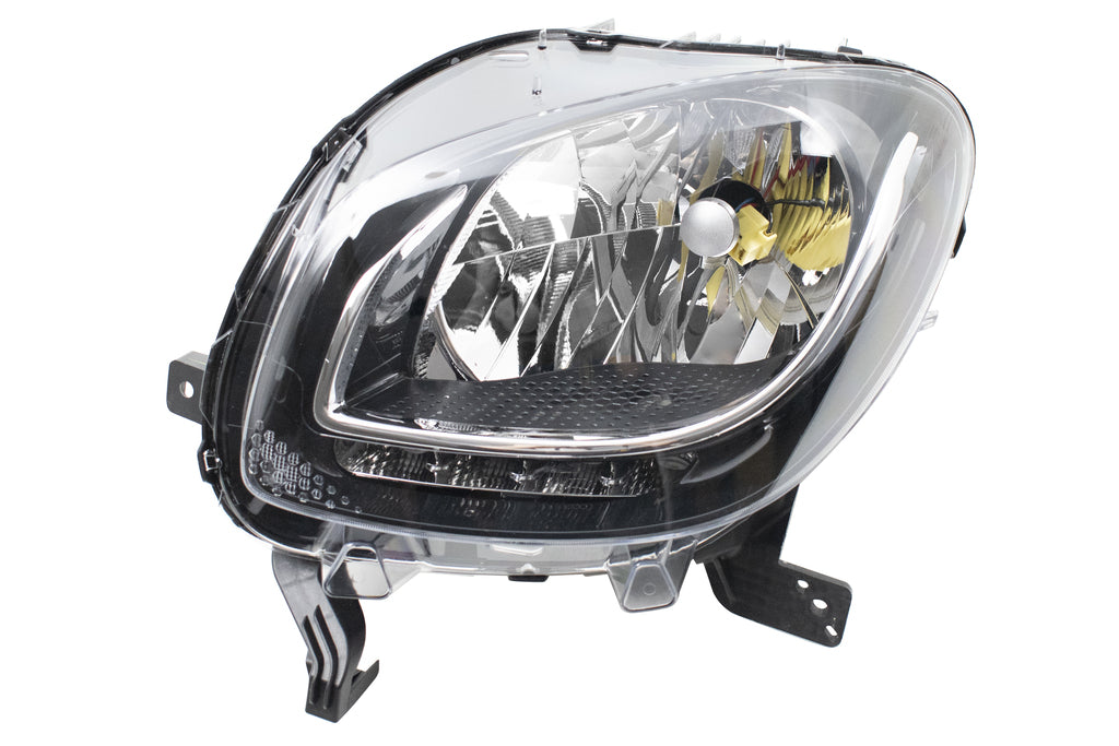 Proiettore Sinistro H4-Elettrico-Con Luce Diurna-Nero-Led-Versione Base-Line Per Smart Fortwo (ME3084604)