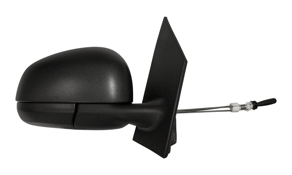 Retrovisore Destro-A Cavi-Nero-Con Sonda-Convesso-2 Pins Per Smart Fortwo (ME3087003)