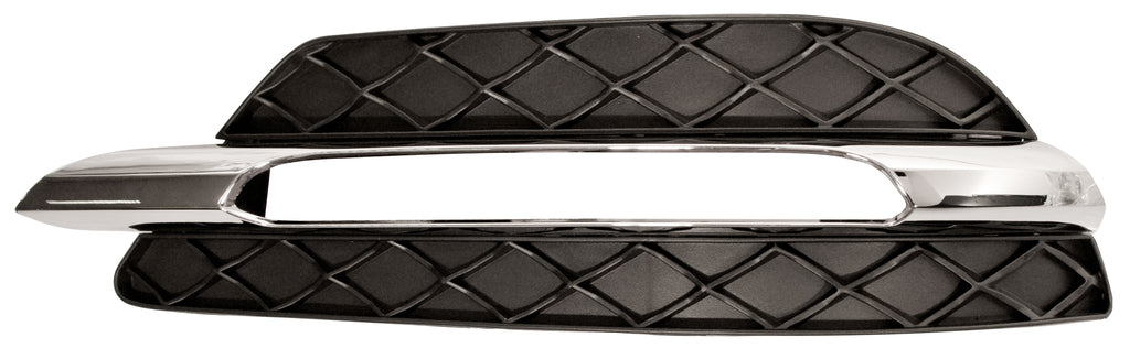 Griglia Sinistra Paraurti Anteriore-Nera-Con Sede Luce Diurna-Con Bordo Cromato Per Mercedes C Class (w204/s204) (ME4401250)