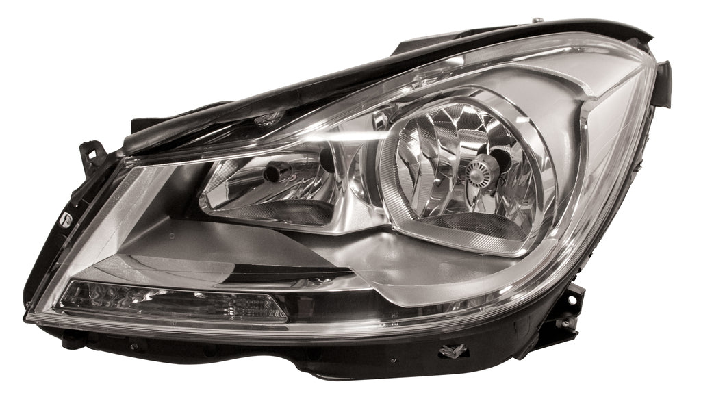 Proiettore Sinistro H7+h7-Elettrico-Cromato-Con Motore Per Mercedes C Class (w204/s204) (ME4404904)
