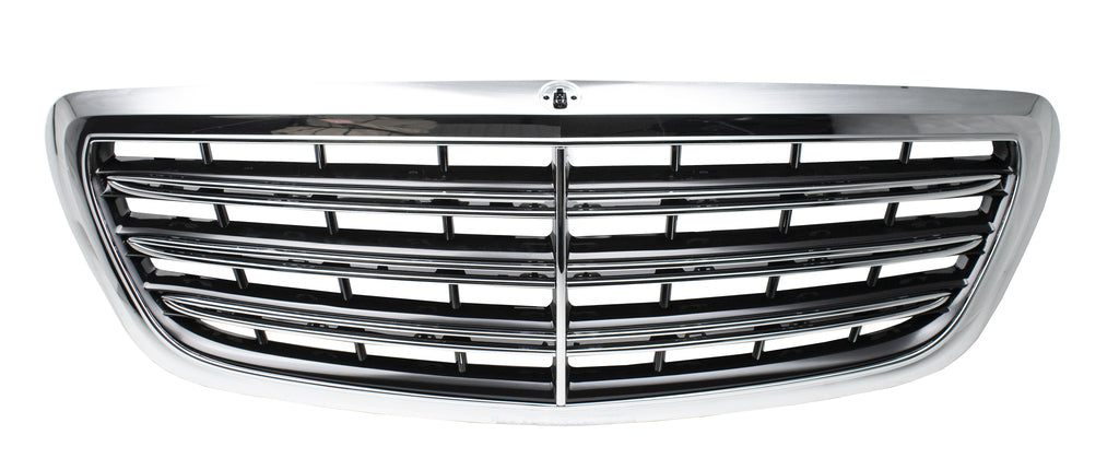 Griglia Radiatore-Cromata-Nera-Lucida Per Mercedes S Class (w222) (ME5322001)
