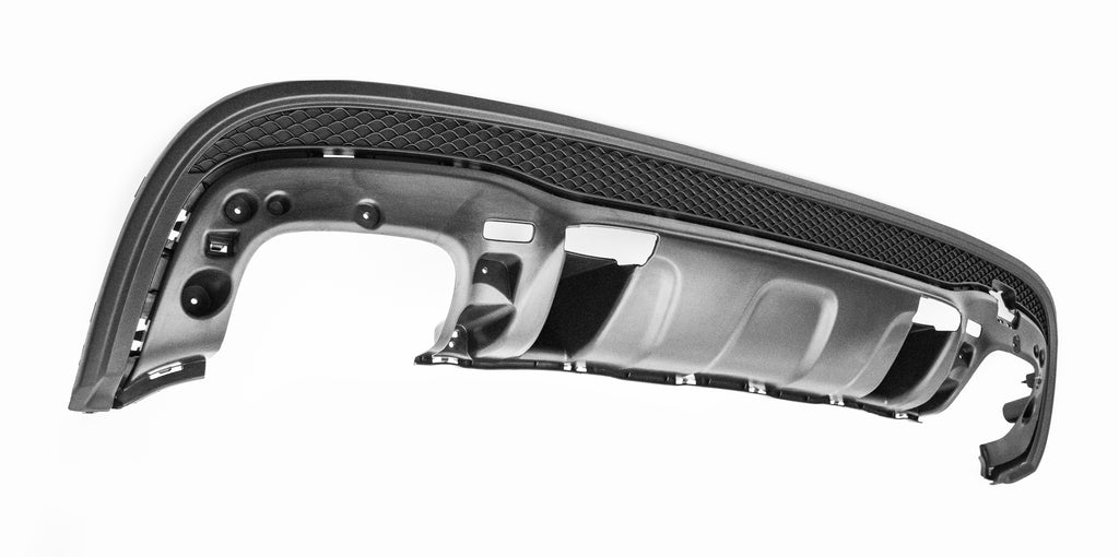 Paraurti Posteriore-Inferiore-Nero-Goffrato Mod. Amg Per Mercedes Gla Class (x156) (ME7001092)