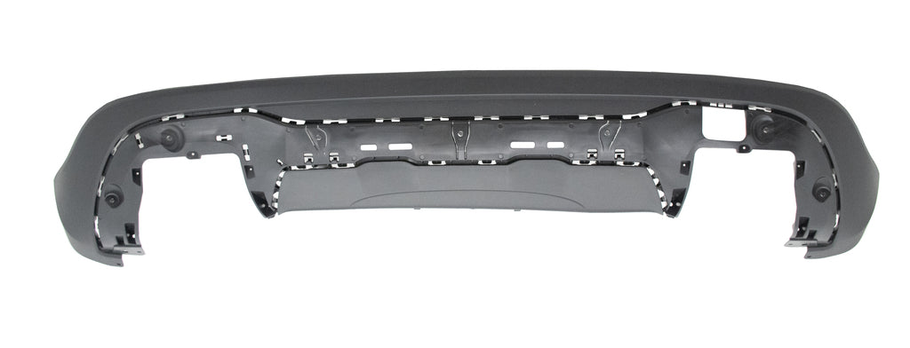 Paraurti Posteriore-Inferiore-Nero-Goffrato Per Mercedes Gla Class (x156) (ME7021071)