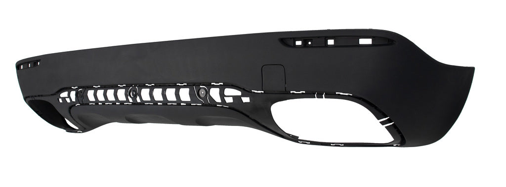 Spoiler Paraurti Posteriore-Nero-Goffrato-Con Tracce Pdc Per Mercedes Gla Class (h247) (ME7041851)