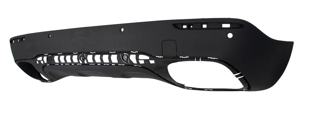Spoiler Paraurti Posteriore-Nero-Goffrato-Con Fori Pdc+supporti Per Mercedes Gla Class (h247) (ME7041861)