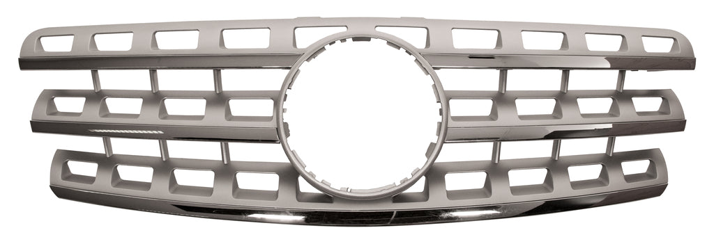 Griglia Radiatore-Argento-Con Modanatura Cromata Per Mercedes Ml Class (w164) (ME8262011)