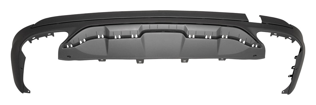 Spoiler Paraurti Posteriore-Nero-Goffrato Per Mercedes Gle Class (w166) (ME8301851)